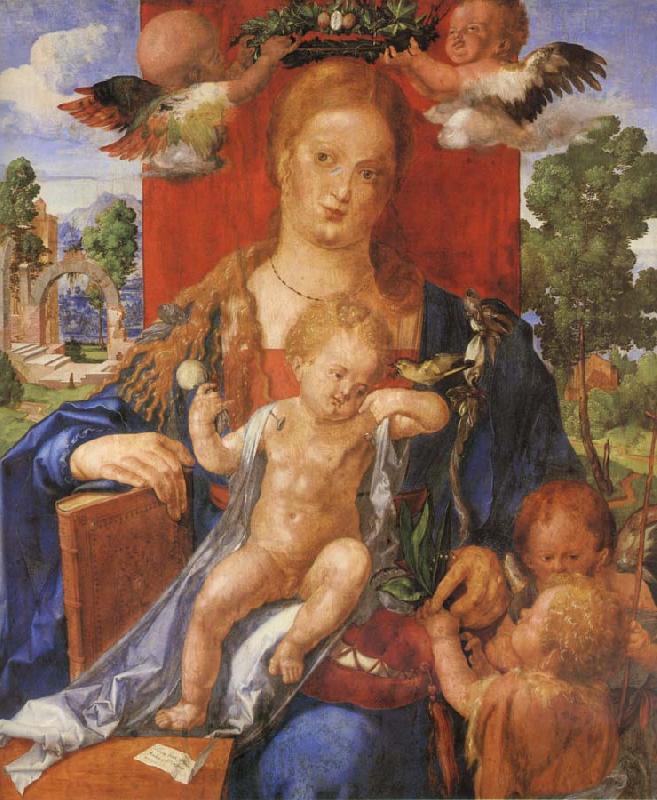 Albrecht Durer The Madonna with the Siskin